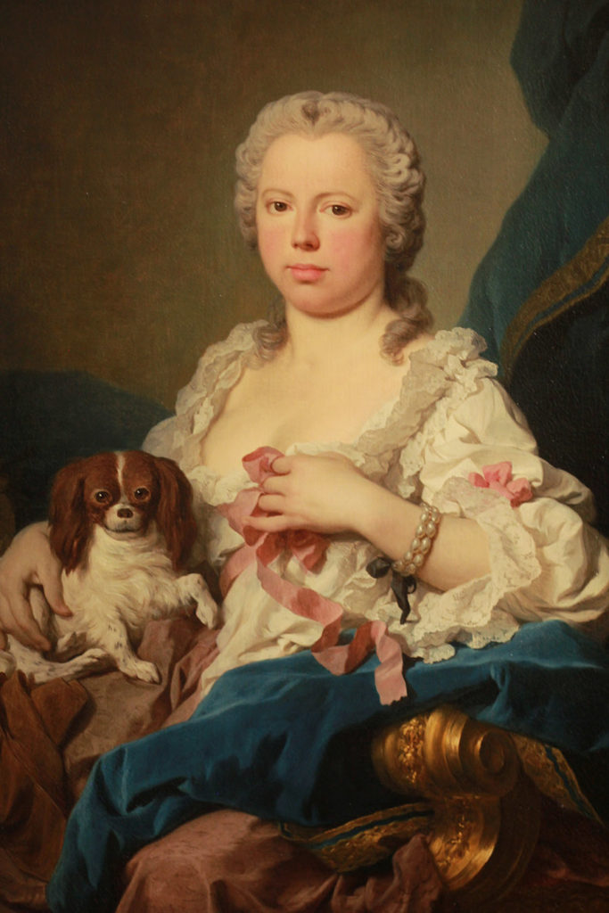 Portrait de la comtesse Mahony par Subleyras, vers 1740