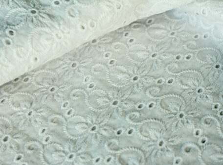 Coton Broderie Anglaise Blanc